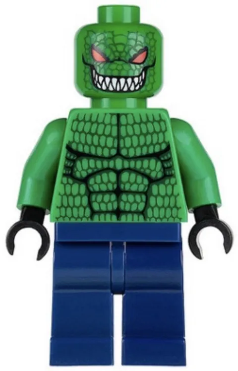 Lego 06 killer croc minifigure READ