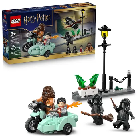 LEGO Harry Potter Hagrid & Harry's Privet Drive Escape Building Set, 124 Pieces
