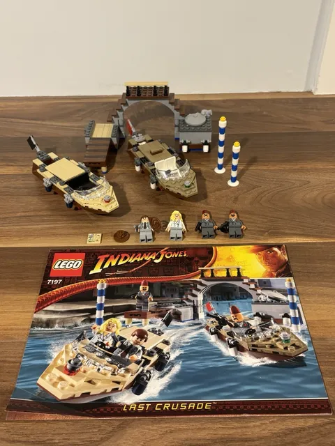LEGO Indiana Jones: Venice Canal Chase (7197) Used Complete w/manual, no box