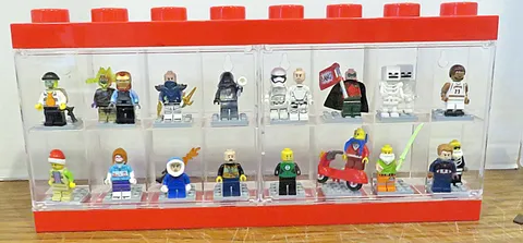 Lego Minifigures lot W/Display Case 20 minifigures