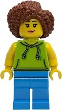 LEGO® Minifig idea248 - Scooter Driver - Female