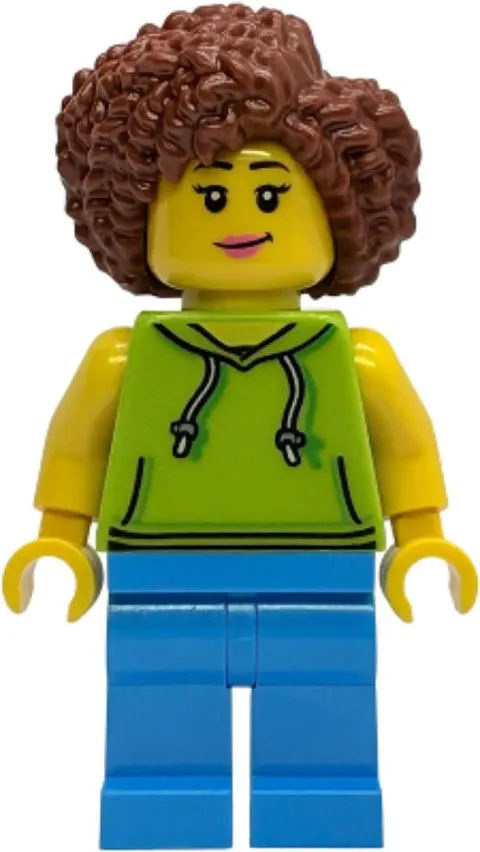 LEGO® Minifig idea248 - Scooter Driver - Female