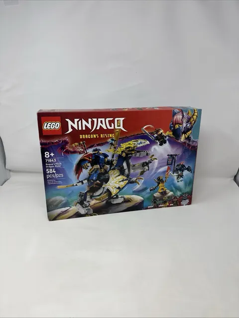 LEGO NINJAGO Rogues Mech Dragon Rider 71843 Dragons Rising Toy Building Set New