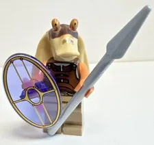 LEGO® Minifigure Star Wars Gungan Soldier w/ Shield (sw0302) 9509 2012 Advent