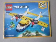 Lego Building Instructions Instruction Creator 31064 Seaplane 3 in1