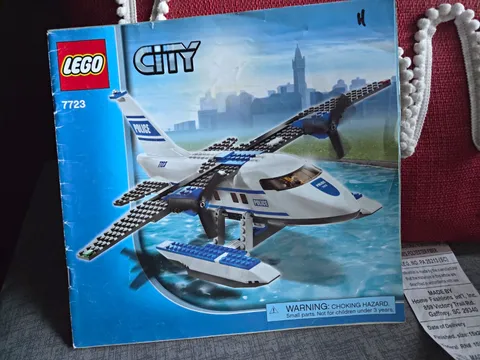 LEGO City Police 7723 Seaplane Complete Set w/ Instructions (No Box)