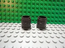 Lego 2 Dark Brown 2x2 barrel storage container NEW