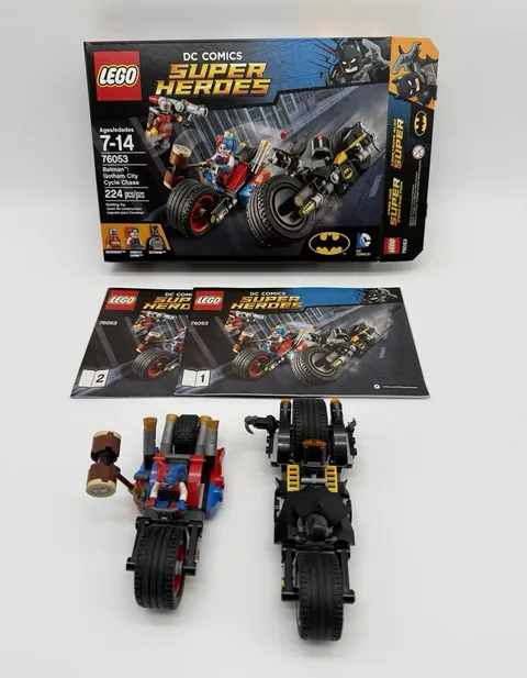 LEGO Batman Gotham City Cycle Chase 76053 Box Instructions 224 pcs