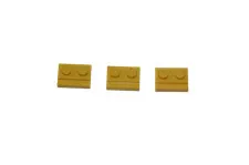 3 Lego® TRAIN Railway 9V 12V RC Slide Guide Rail 2x1 YELLOW