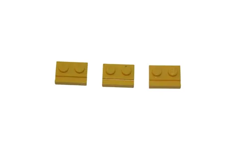 3 Lego® TRAIN Railway 9V 12V RC Slide Guide Rail 2x1 YELLOW
