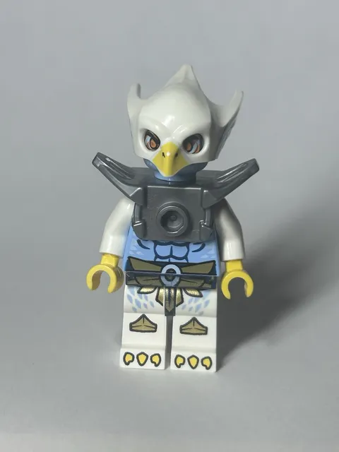 LEGO Ewar Minifigure Pearl Gold Armor, Legends of Chima Series