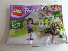 Lego Friends 30106 Emmas Ice Cream Cart Stand Polybag 34pcs Ages 5-12 NIB