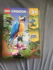 LEGO Creator 3 in 1 Exotic Parrot to Frog to Fish Animal Figures Building Toy