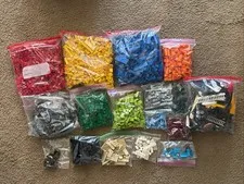 LEGO authentic sorted colored bags + random pieces bag bulk lot