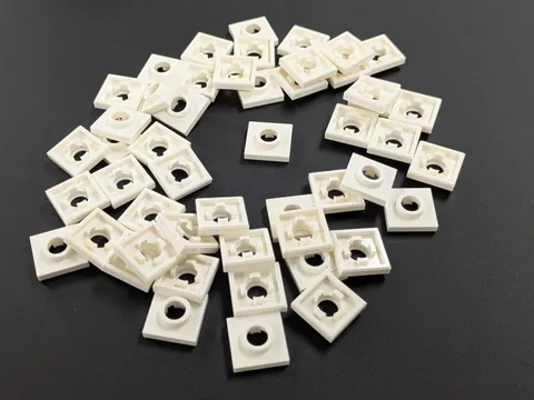 Lego x50 New White Turntable 2 x 2 Square Base # 27448