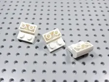 LEGO Lot of 3 White 2x2x1 Curved Inverted Slopes Part 1750 BB
