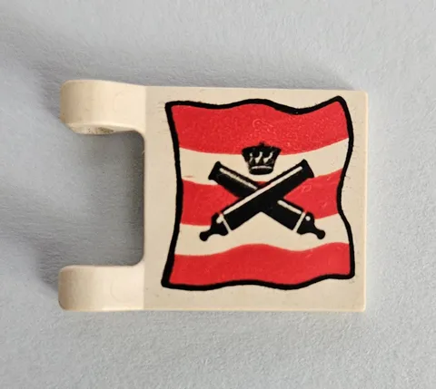 LEGO Flag - Crossed Cannons - Pirates Imperial Guards - 1990s - ⚔️B&B 