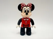 Lego Duplo Figure Disney Minnie Mouse, Red/Black Suit