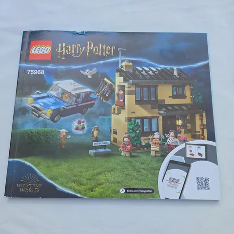 LEGO 75968 Harry Potter Privet Drive Instruction Manual Book Only