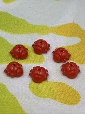 Lego Friends Accessories Set Of 6 Ladybug Beetle Figures Red 93081b