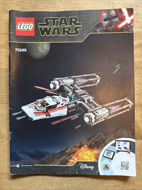 LEGO 75249 Stars Wars Resistance Y-Wing Starfighter Instruction Manual ONLY