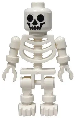 LEGO® Minifigure Castle gen001 Skeleton w/Standard Skull