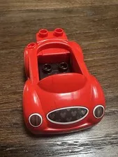 Lego Duplo Item Mickey Mouse's Car Compact red w/ white tires