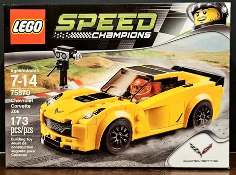 LEGO Speed Champions Chevrolet Corvette Z06 (75870) New & Factory Sealed