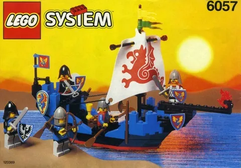 Vintage Sea Serpent  LEGO 6057- 99% complete