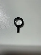 Lego Magnifying Glass Black Clear Lens Hollow Handle 30152c03 Adventurers