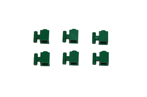 6 Lego® TRAIN Railway 9V RC 1x1 Brick with Handle Hold GREEN