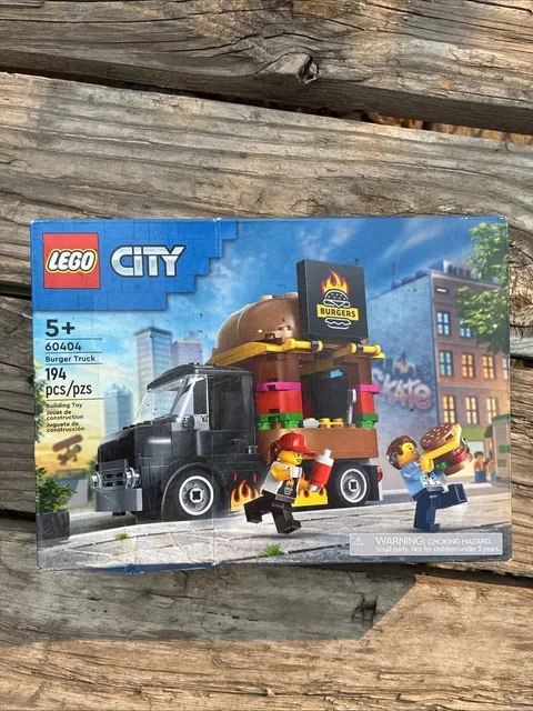 New in Box! LEGO City Burger Truck 60404 (194 pieces)