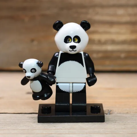 LEGO Movie Series Panda Guy Minifigure Complete coltlm-15 Bear CMF 71004