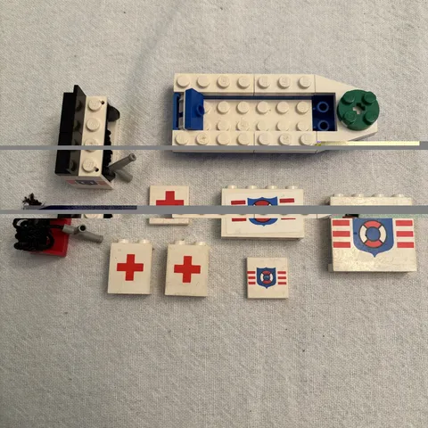 LEGO Lot Of VTG Mixed Coast Guard/Emergency PIECES