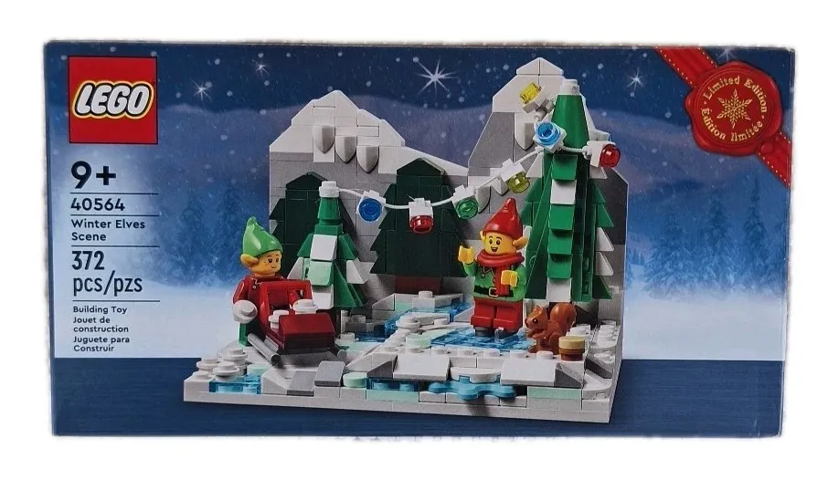 NEW LEGO Winter Elves Scene 40564 Limited Edition Christmas Flaw on Box