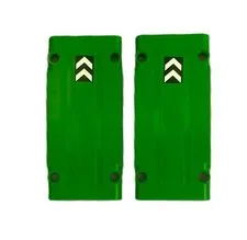LEGO Parts - Green Technic, Panel Plate 5 x 11 x 1 - No 64782 - QTY 2