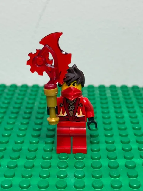 LEGO NINJAGO Kai Rebooted Techno Robe Minifigure njo0091 w/ Weapon