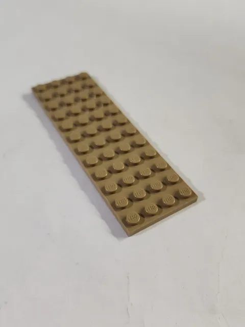 LEGO Parts ● Dark Tan Plate 4 x 12 ● # 3029 ● QTY 1