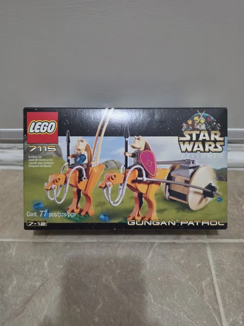 LEGO Star Wars Episode I Gungan Patrol 7115 Complete Set 77 pcs Box