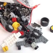 Lego Bulk Lot Tires & Wheels 1 lb. 10 oz Lot Car Base Axle Cars Trucks More