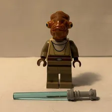 LEGO Star Wars Nahdar Vebb Minifigure sw0287 w/ Blue Lightsaber Clone Wars