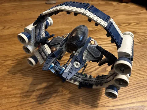 LEGO Star Wars Jedi Starfighter Hyperdrive Booster Ring Set #7661 No Obi-Wan