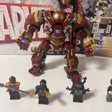 LEGO Marvel Hulkbuster Minifigure Lot w/ Iron Man, Superheroes, Age 8+