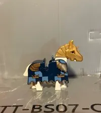 Lego Castle crown Knight horse with armor