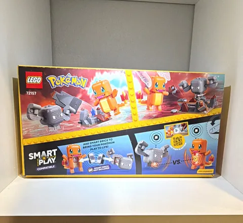 LEGO Pokemon Charmander & Geodude Cavern Clash 72157 198pc Smart Play 6+