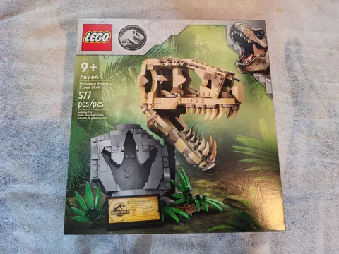 LEGO JURASSIC WORLD SET #76964 DINOSAUR FOSSILS: T-REX SKULL-NEW,  SEALED
