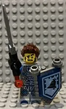 Lego Nexo Knights Character Encyclopedia with Half Stone Clay Minifigure!!!!