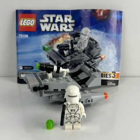 Lego 75126 First Order Snowspeeder Star Wars Set 100% Complete