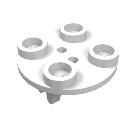 LEGO Part 2655 - Wheel Holder, Plate, Round 2 x 2 Thin with Cl - Pick Your Color