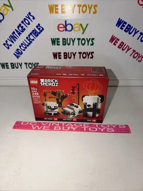 LEGO BRICKHEADZ (40466) Panda, Baby Panda 1, Baby Panda 2 ~NEW~ Chinese New Year